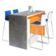 Slab Poseur Dining Table
